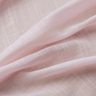 A Touch of Sunshine Pink Sheer Curtain