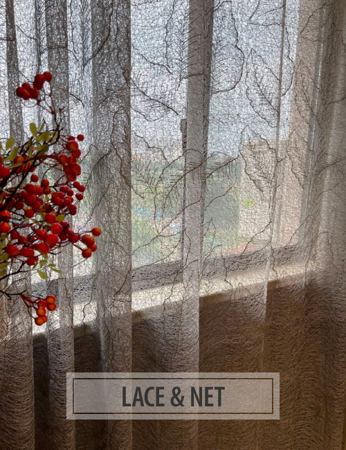 Lace & Net Sheer Curtains