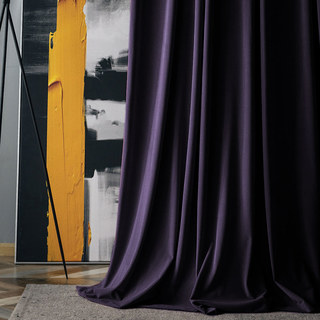 Fine Purple Lavender Velvet Curtains