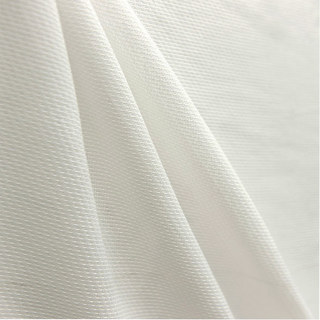 Mermaid Fishnet Textured Heavy White Semi Sheer Curtain 1