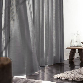 Cotton Club Light Gray Curtain 1