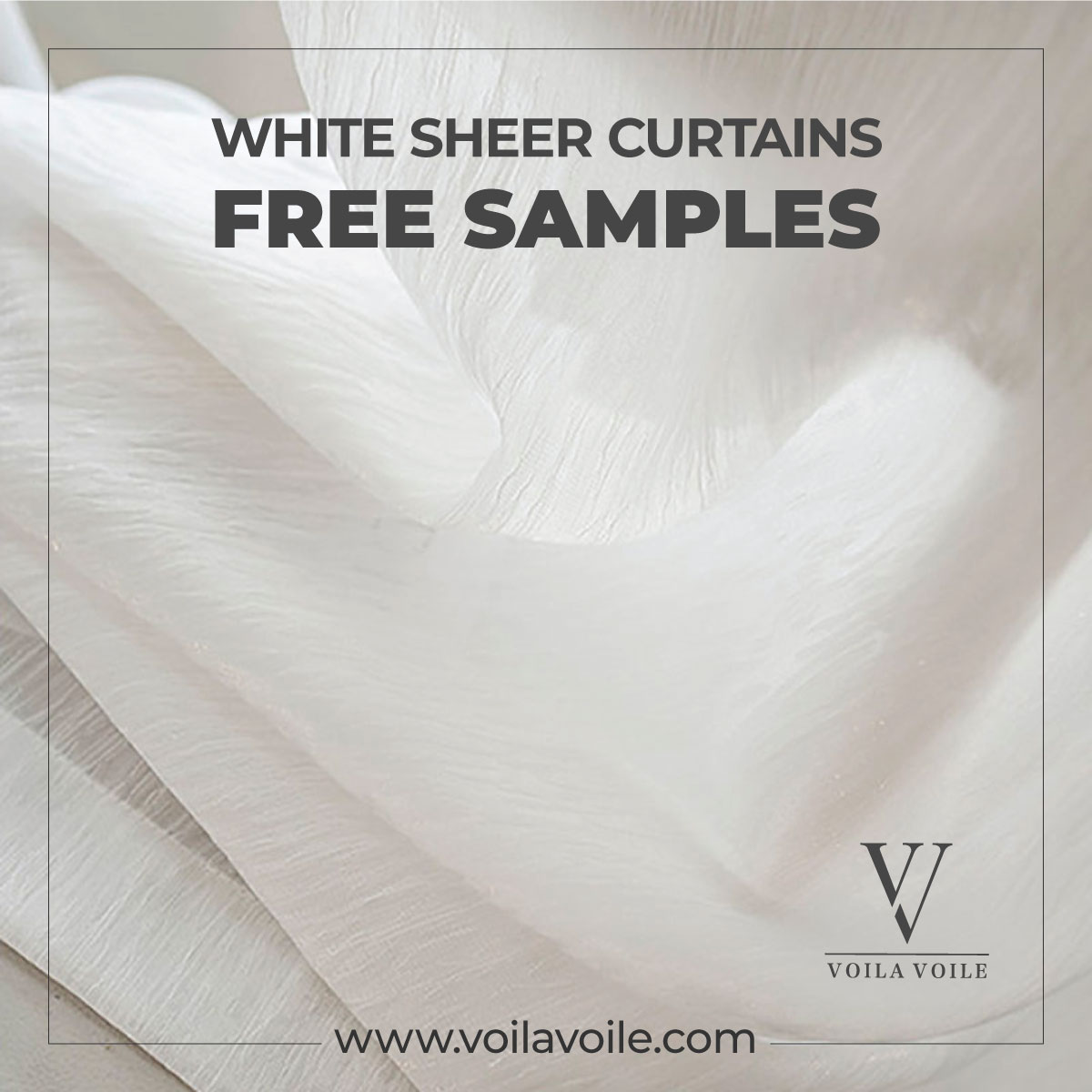 White Voile Curtains